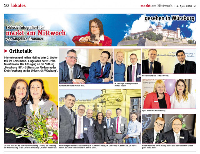 Zeitungsausschnitt Markt Würzburg